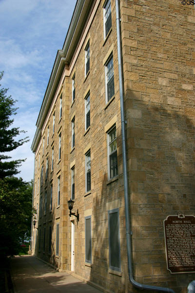 North Hall (1851), first building of University of Wisconsin. Madison, WI. On National Register.
