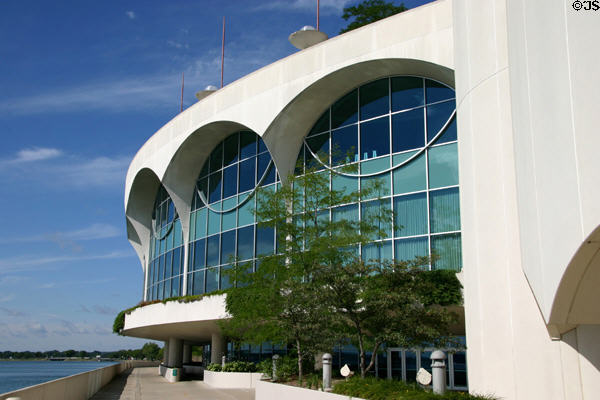 Monona Terrace Community & Convention Center (designed 1936, built 1988). Madison, WI. Architect: Frank Lloyd Wright.