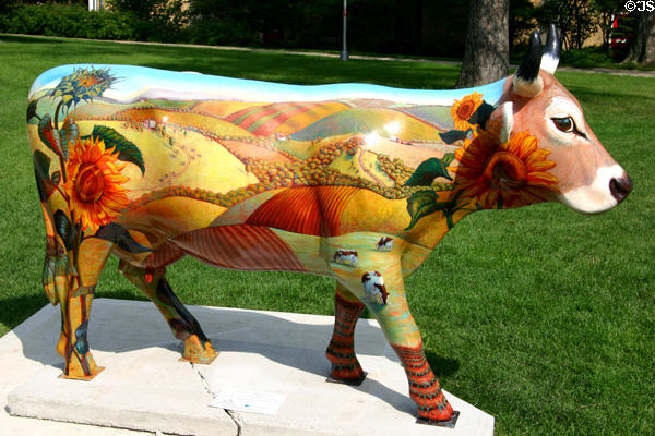 Driftless in WisCOWsin by S.V. Medaris in Madison CowParade. Madison, WI.