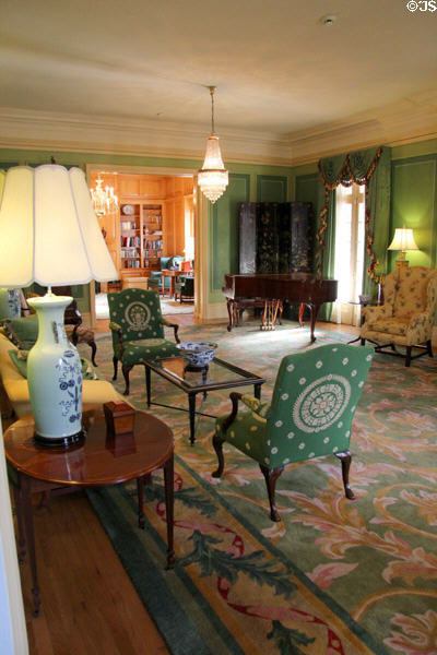 Drawing room at West Virginia Governor's Mansion. Charleston, WV.