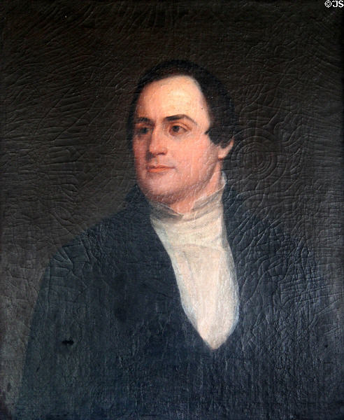 James Craik portrait at Craik-Patton House. Charleston, WV.