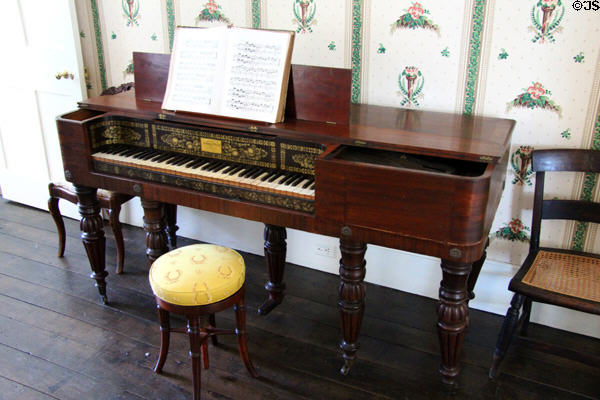 Piano (early19thC) made by Thomas Gibson, NY at Craik-Patton House. Charleston, WV.