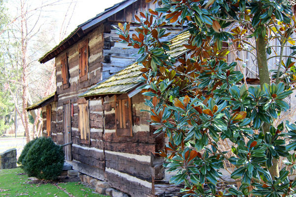 Log cabin at Craik-Patton House. Charleston, WV.