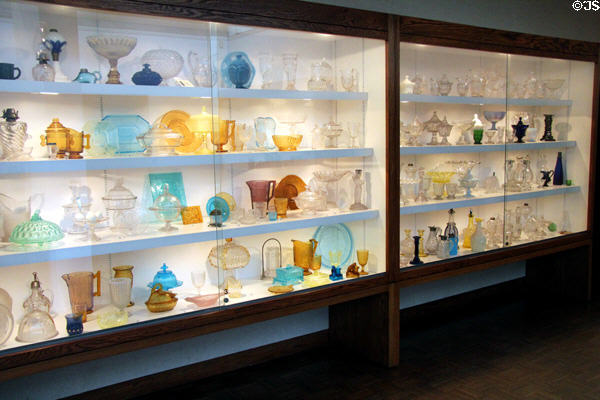 Glass gallery at Huntington Museum of Art. Huntington, WV.