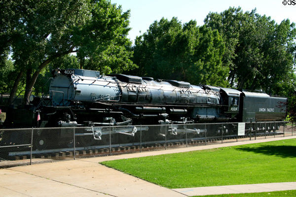Union Pacific steam locomotive 4004 Big Boy (1942) by American Locomotive Co, Schenectady, NY in Holliday Park. Cheyenne, WY.