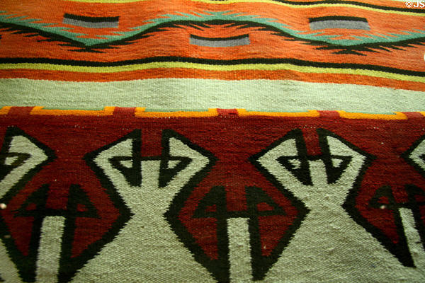 Navajo blankets (c1890 & c1920s) at Nelson Museum of the West. Cheyenne, WY.
