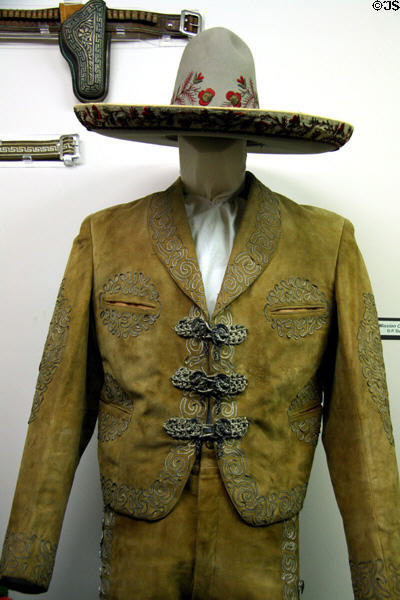 Charro outfit with silver decoration (c1910) at Nelson Museum of the West. Cheyenne, WY.