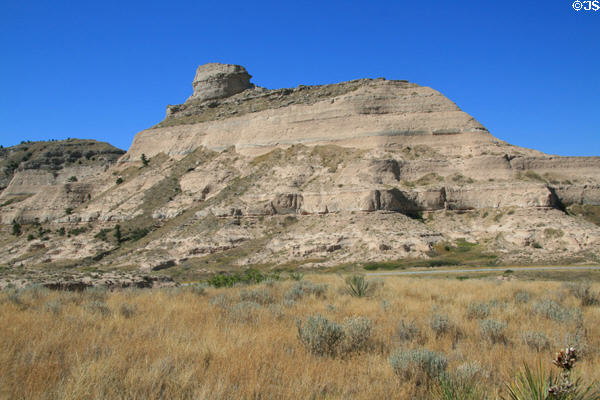 Landscape at Scotts Bluff National Monument. WY.