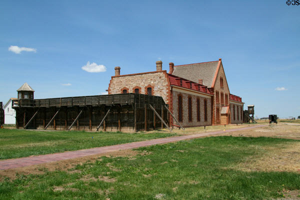 Wyoming Territorial Prison State Historic Site (1872). Laramie, WY. On National Register.