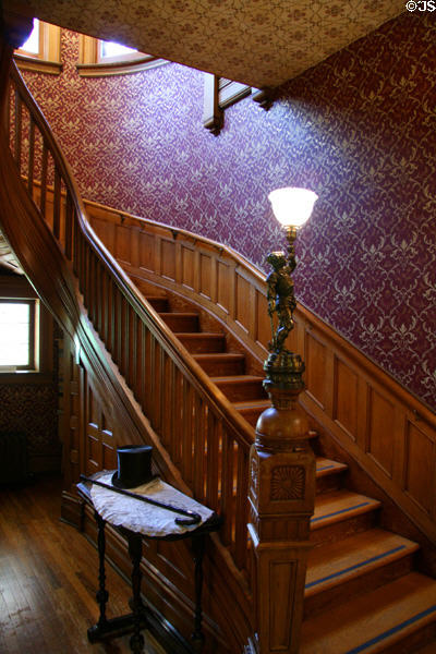 Stairway of Laramie Plains Museum. Laramie, WY.