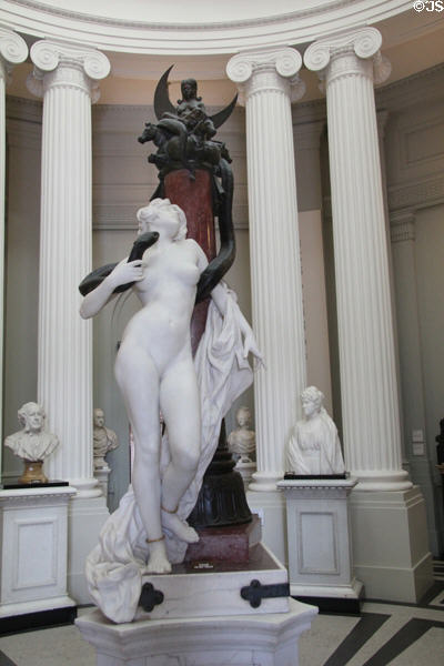 Salammbo marble & bronze sculpture (1899) by Maurice Ferrary at Lady Lever Art Gallery. Liverpool, England.