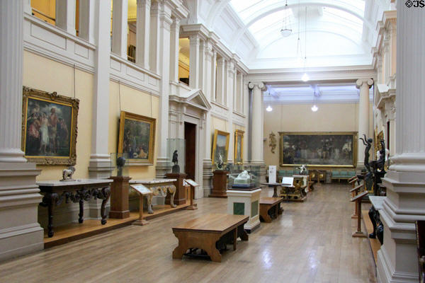 Pre-Raphaelite gallery at Lady Lever Art Gallery. Liverpool, England.