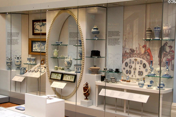 Wedgwood collection mostly acquired from Charles Darwin at Lady Lever Art Gallery. Liverpool, England.