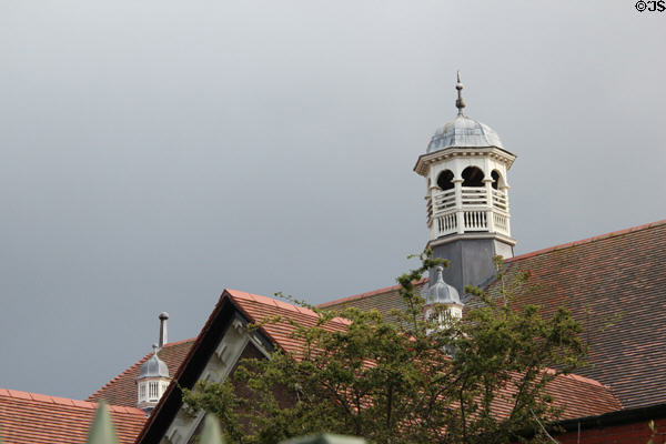 Cupola atop Church Drive Primary School (1903) at Port Sunlight. Liverpool, England.