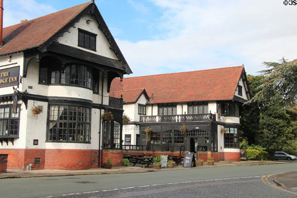 Bridge Inn (1900) at Port Sunlight. Liverpool, England.