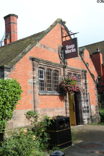 Soap Works exhibit in former Lyceum, first school & church in village, at Port Sunlight. Liverpool, England.