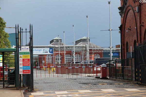 Unilever factory buildings at Port Sunlight. Liverpool, England.