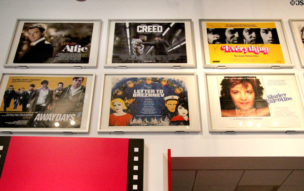 Exhibit of films made in Liverpool at Museum of Liverpool. Liverpool, England.