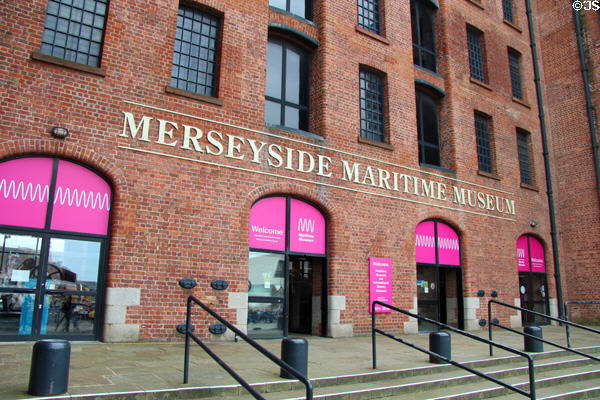 Merseyside Maritime Museum at Liverpool Port. Liverpool, England.