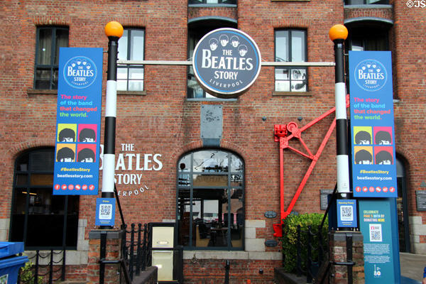 The Beatles Story museum at Albert Dock. Liverpool, England.