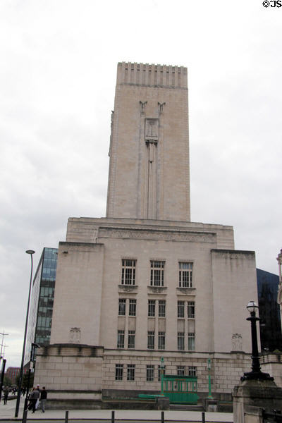 George's Dock Ventilation Building for Queensway Tunnel (1934). Liverpool, England.