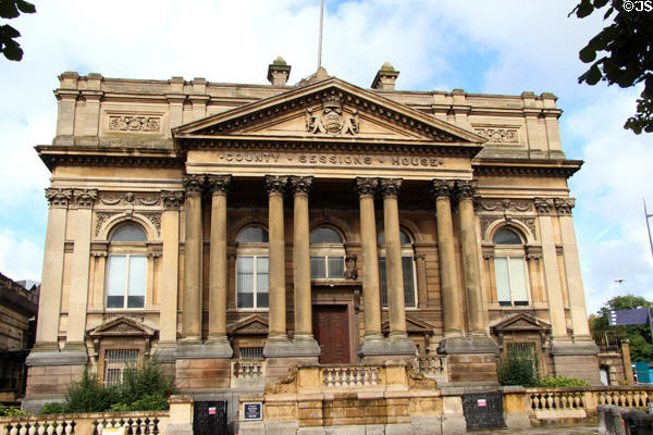 County Sessions House (1884) now part of Walker Art Gallery. Liverpool, England.