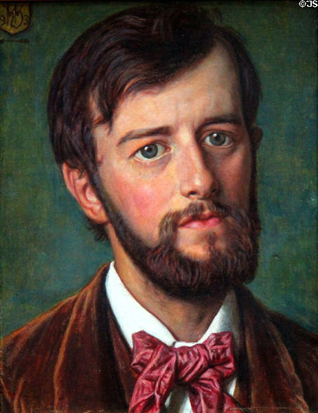 Harold Rathbone portrait (1893) by William Holman Hunt at Walker Art Gallery. Liverpool, England.