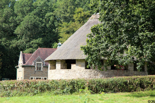 Typical view at St Fagans National Museum of History. Cardiff, Wales.