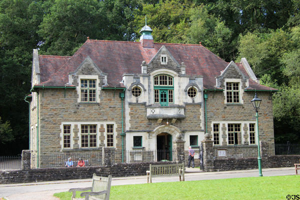 Oakdale Workmen's Institute (1916) built by local workers to provide education, cultural events & libraries for them & their families at St Fagans National Museum of History. Cardiff, Wales.