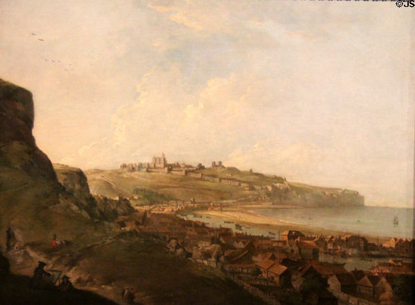 Dover Castle painting (1746-47) by Richard Wilson at National Museum of Wales. Cardiff, Wales.