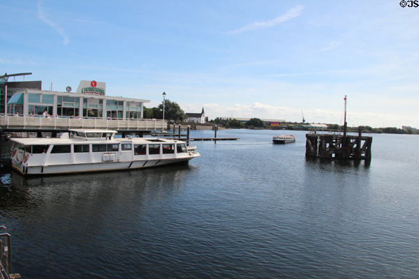 View of expanse of Cardiff Bay. Cardiff, Wales.