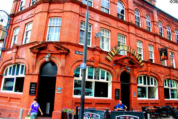 Duke of Wellington building (1882), former Post Office, in Cardiff City Centre. Cardiff, Wales.