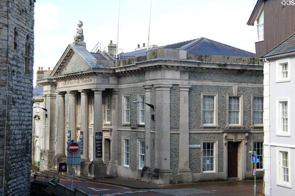 Old Courthouse (1863) on Castle Ditch, now an entertainment venue. Caernarfon, Wales.