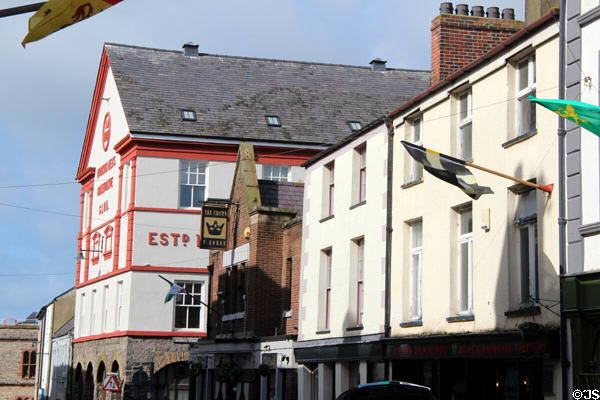 Pub sign on High St. Caernarfon, Wales.