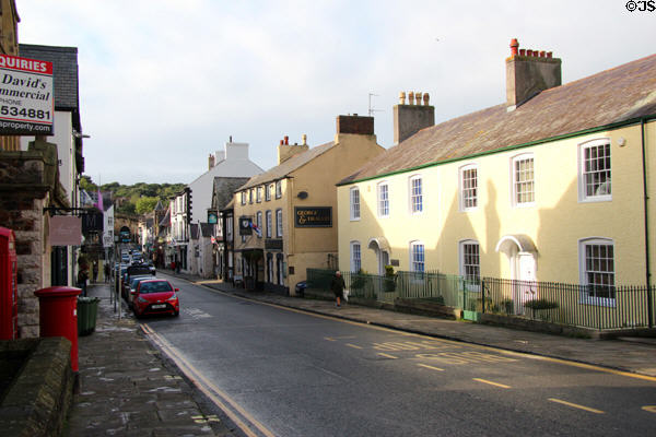 Buildings along Castle St. Conwy, Wales.