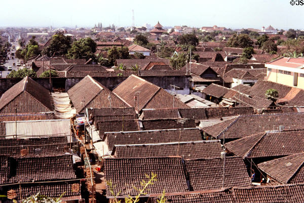 City skyline. Jogyakarta, Indonesia.