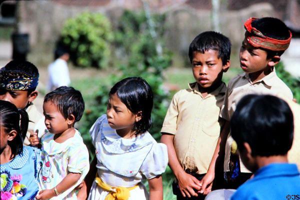 Balinese children. Bali, Indonesia.
