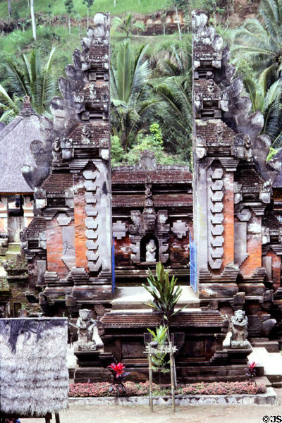 Temple gateway. Bali, Indonesia.