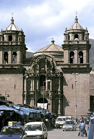 San Pedro Church & market in Cusco. Peru.