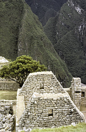 Details of structures at Machu Picchu. Peru.