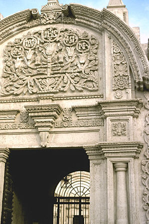 Casa Ricketts (railway builder) at 108 Avenue San Francisco in Arequipa is now Banco Continental. Peru.