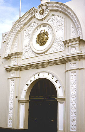 Prefectura at 212 Avenue San Francisco in Arequipa. Peru.