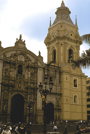 Cathedral in Lima. Peru.