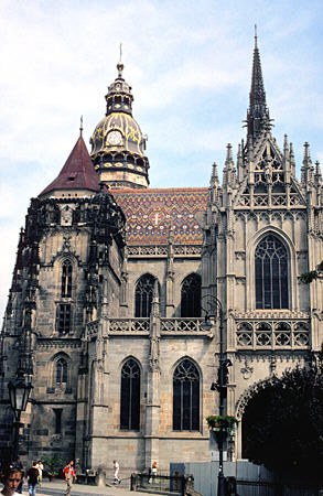 Dom Sv. Alzbety (St Elizabeth's Cathedral) in Kosice. Slovakia.