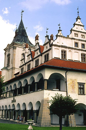 Renaissance style Town Hall (1550-1615) in Levoca. Slovakia.