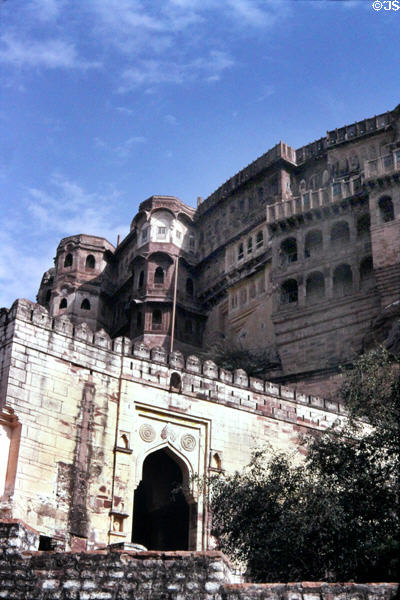 Meherangarth Fort in Jodhpur. India.