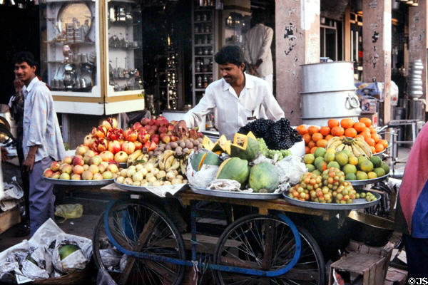 Fruit for sale in Jodhpur market. India.