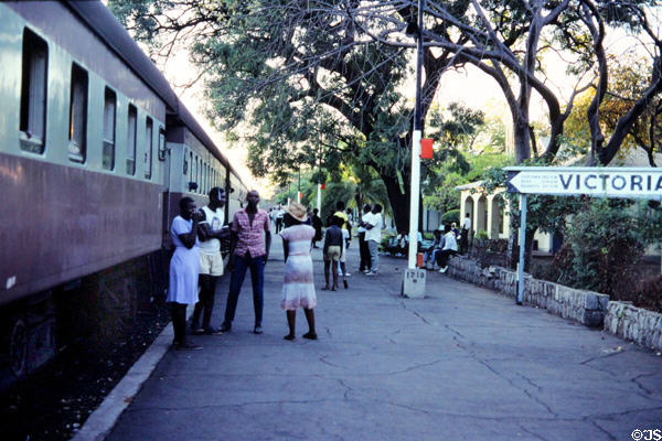Victoria Falls Railway station. Zimbabwe.