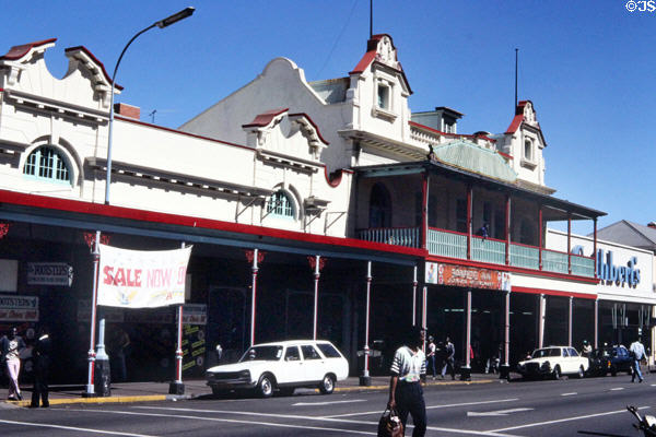 Heritage commercial street in Harare. Zimbabwe.