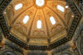 Dome interior with roundels of Franz Joseph & other royalty at Kunsthistorisches Museum. Vienna, Austria.